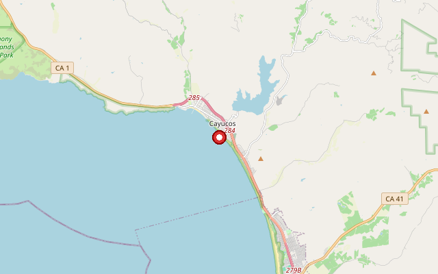 Map of service area in San Luis Obispo County