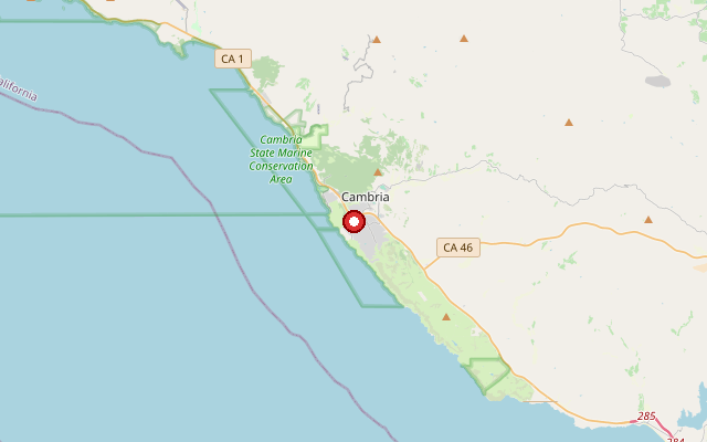 Map of service area in San Luis Obispo County