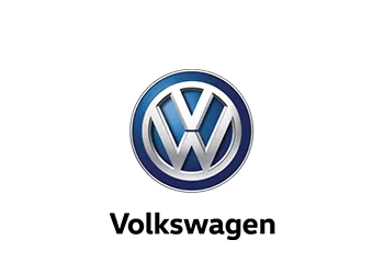 Volkswagen logo on transparent background.
